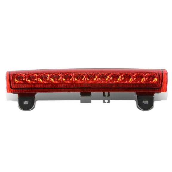 DNA Motoring 3BL-GMCD00-LED-RD For 2000 to 2006 Chevy Tahoe Suburban GMC Yukon 1500 2500 LED 3rd Third Tail Brake Light Rear Stop Lamp Red Housing 01 02 03 04 05