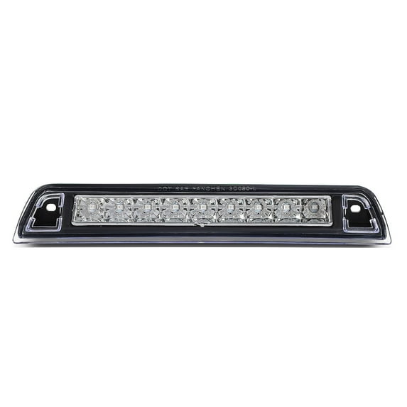 DNA Motoring 3BL-HRID06-LED-CH For 2006 to 2014 Honda Ridgeline Chrome Housing Full LED Third 3rd Tail Brake Light Lamp 07 08 09 10 11 12 13