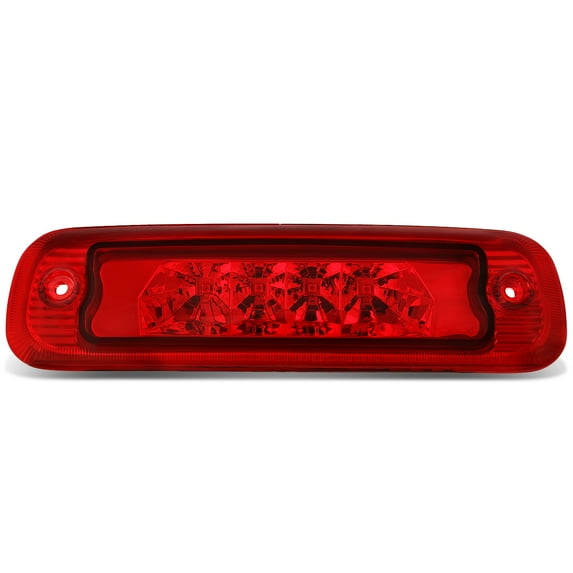 DNA Motoring 3BL-JCHE97-LED-RD For 1997 to 2001 Jeep Cherokee Hight Mount LED 3rd Third Tail Brake Light Rear Stop Lamp Red Housing 98 99 00