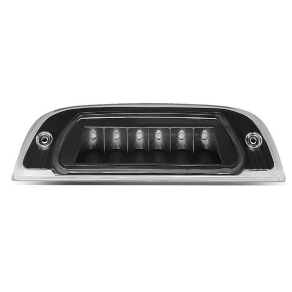 DNA Motoring For 02-07 Jeep Liberty KJ Full LED Top Mount 3RD Third Tail Brake Light Rear Lamp Black