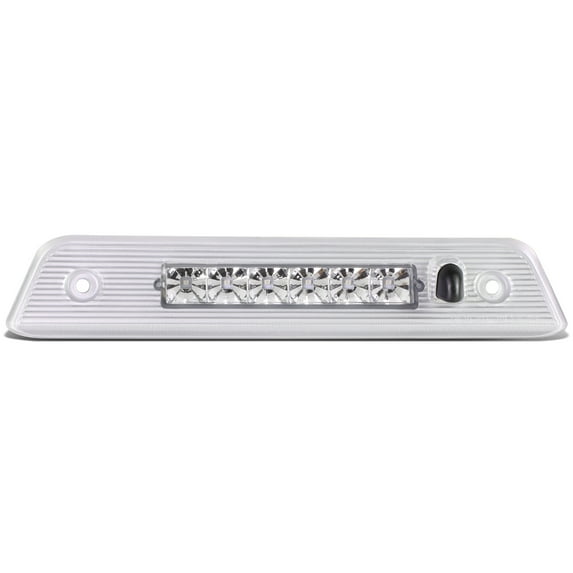 DNA Motoring 3BL-JLIR08-LED-CH For 2008 to 2012 Jeep Liberty KK Hight Mount LED 3rd Third Tail Brake Light Rear Stop Lamp Chrome Housing 09 10 11
