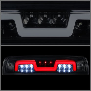 AUXITO Smoked LED 3rd Brake Light For 95-03 Mazda B-Series & 93-11 Ford Ranger - Black Housing, IP65 Waterproof