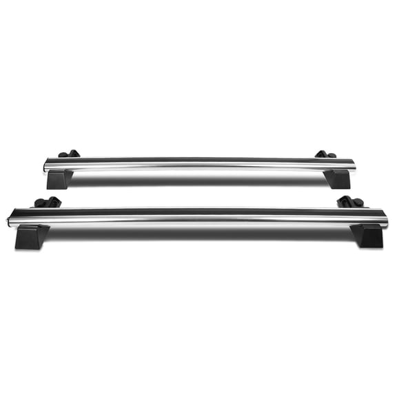 DNA Motoring For 03-09 Hummer H2 Factory Style Aluminum Roof Rack Rail Top Crossbar w/Lock+Key