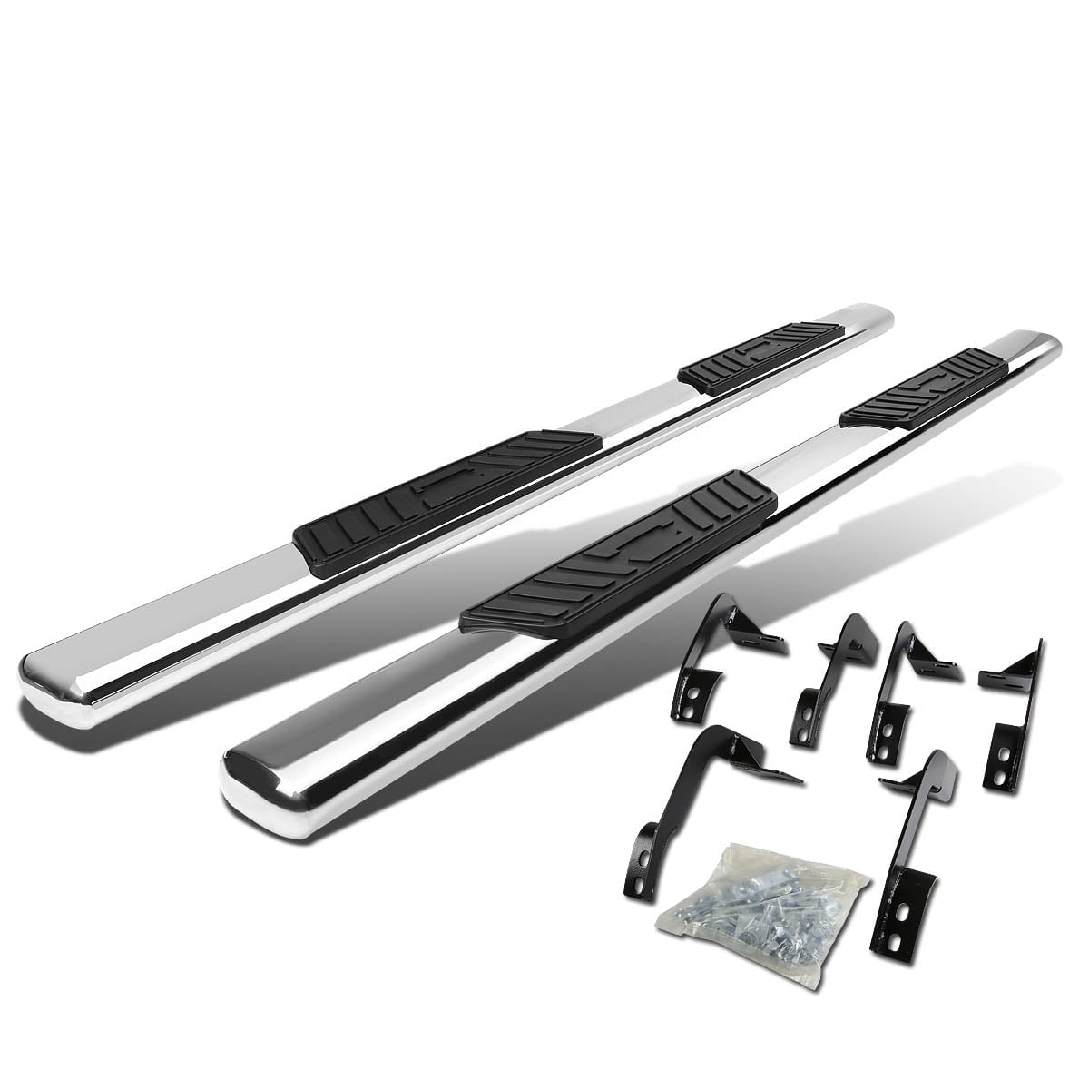 Westin E-Series 3 Round Nerf Bars Dual Step Pad 99-14 GM 1500/2500/3500 Extended Cab (Polished) Westin E-Series 3 Round Nerf Bars Dual Step Pad 99-14 GM 1500/2500/3500 Extended Cab (Polished)