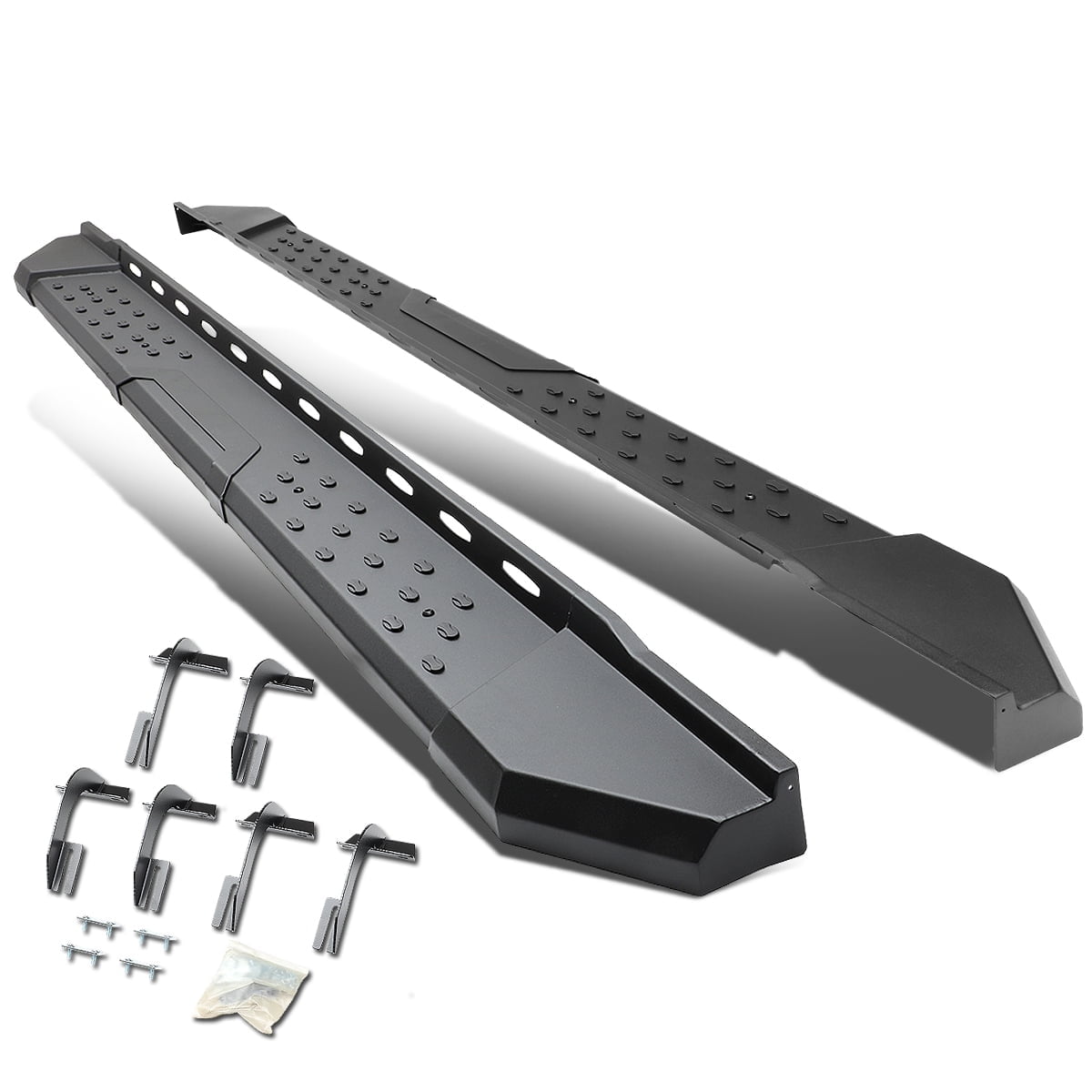 DNA Motoring 5.5" Side Step Nerf Bars Running Boards for 2015-2020 Ford F150 Super Duty Crew Cab