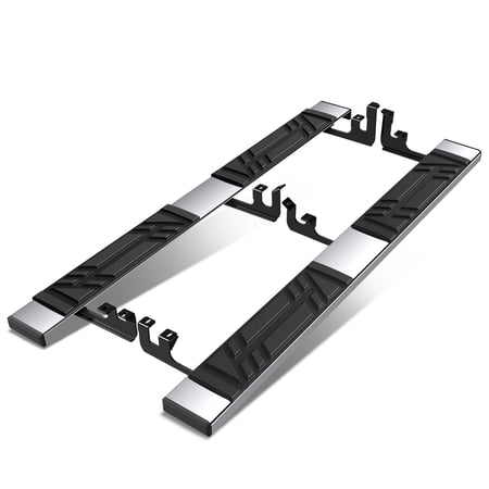 DNA Motoring 6.5" Side Step Nerf Bars Running Boards for 2016-2022 Honda Pilot