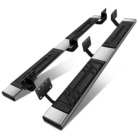 DNA Motoring 6.5" Side Step Nerf Bars Running Boards for 2019-2024 Ram 1500 Extended Cab