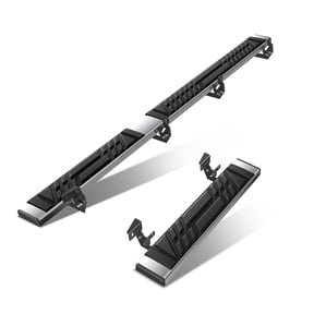 DNA Motoring 6.5" Side Step Running Boards for 07-24 Dodge Mercedes Freightliner Sprinter 2500 3500