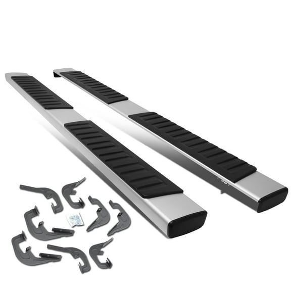 DNA Motoring For 07-19 Silverado sierra Crew Cab 6" Aluminum Running Board Side Step Nerf Bar