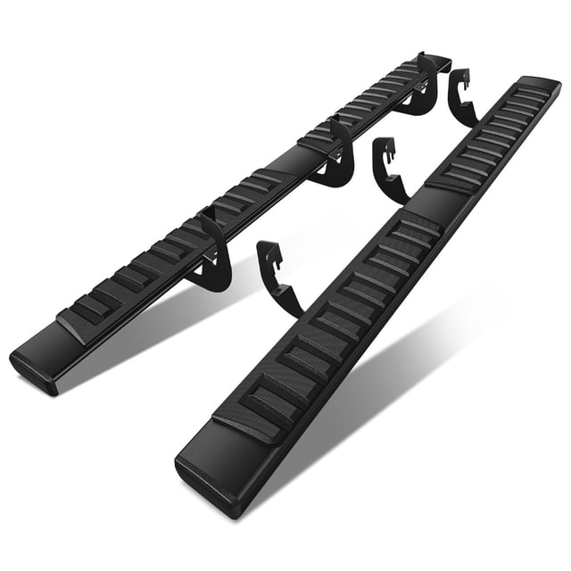 Speed Daddy 6" Running Boards For 07-19 Silverado Sierra Extended Cab – Aluminum Black