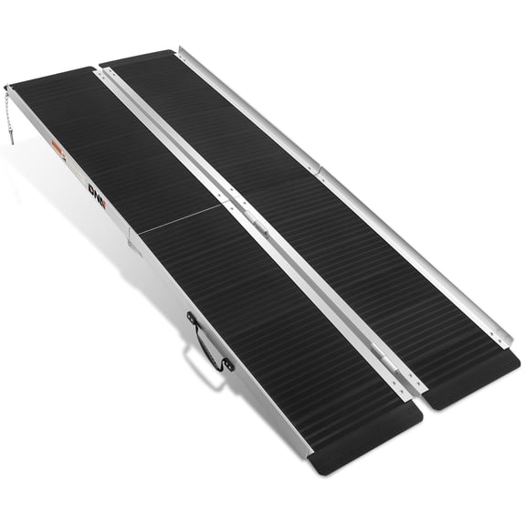 DNA Motoring 600LBS 6Ft Non-Slip Portable Mobility Home Step Stair Wheelchair Loading Ramp