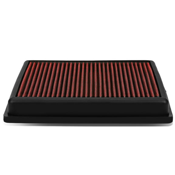 DNA Motoring AFPN-003-RD For 2012 to 2016 BMW F22 F30 F32 2/3/4-Series 2.0L Turbo Reusable & Washable High Flow Drop-in Air Filter Red