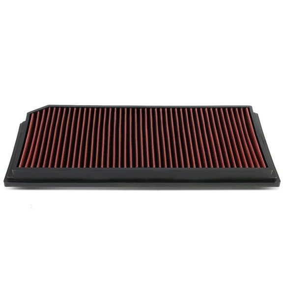 DNA Motoring AFPN-005-RD For 2006 to 2013 Volkswagen Passat / GTI 2.0L Turbo Reusable & Washable Replacement High Flow Drop-in Air Filter (Red) 07 08 09 10 11 12
