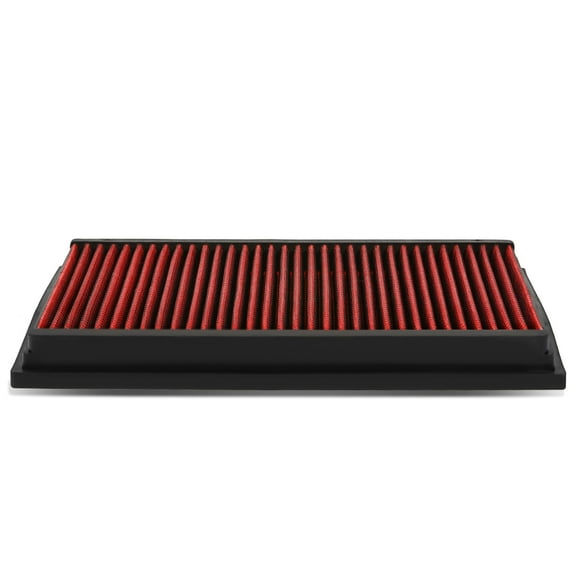 DNA Motoring AFPN-043-RD For 1992 to 2011 Lincoln Town Car / Mercury Grand Marquis Reusable & Washable Replacement High Flow Drop-in Air Filter (Red) 93 94 95 96 97 98 99 00 01