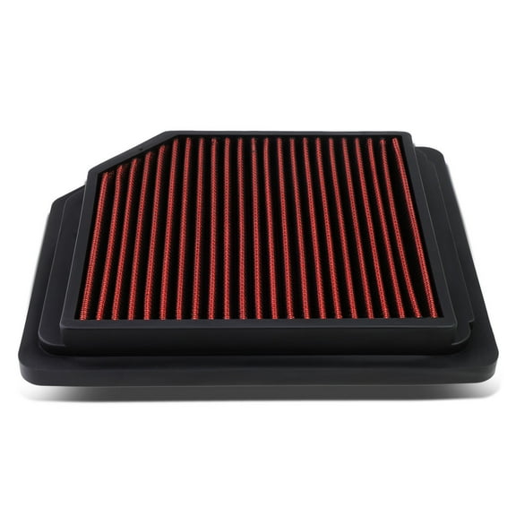 DNA Motoring AFPN-062-RD For 2006 to 2011 Honda Civic 1.8L Reusable & Washable Replacement High Flow Drop-in Air Filter (Red) 07 08 09 10
