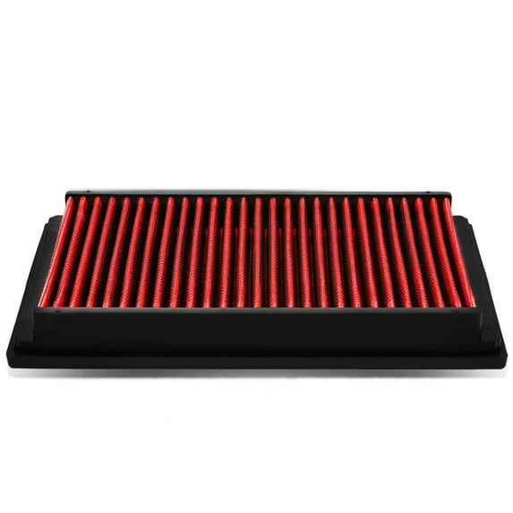 DNA Motoring AFPN-087-RD BMW 3-Series E46 Reusable & Washable Replacement High Flow Drop-in Air Filter (Red) Fits select: 2001-2006 BMW 325, 2004-2006 BMW X3