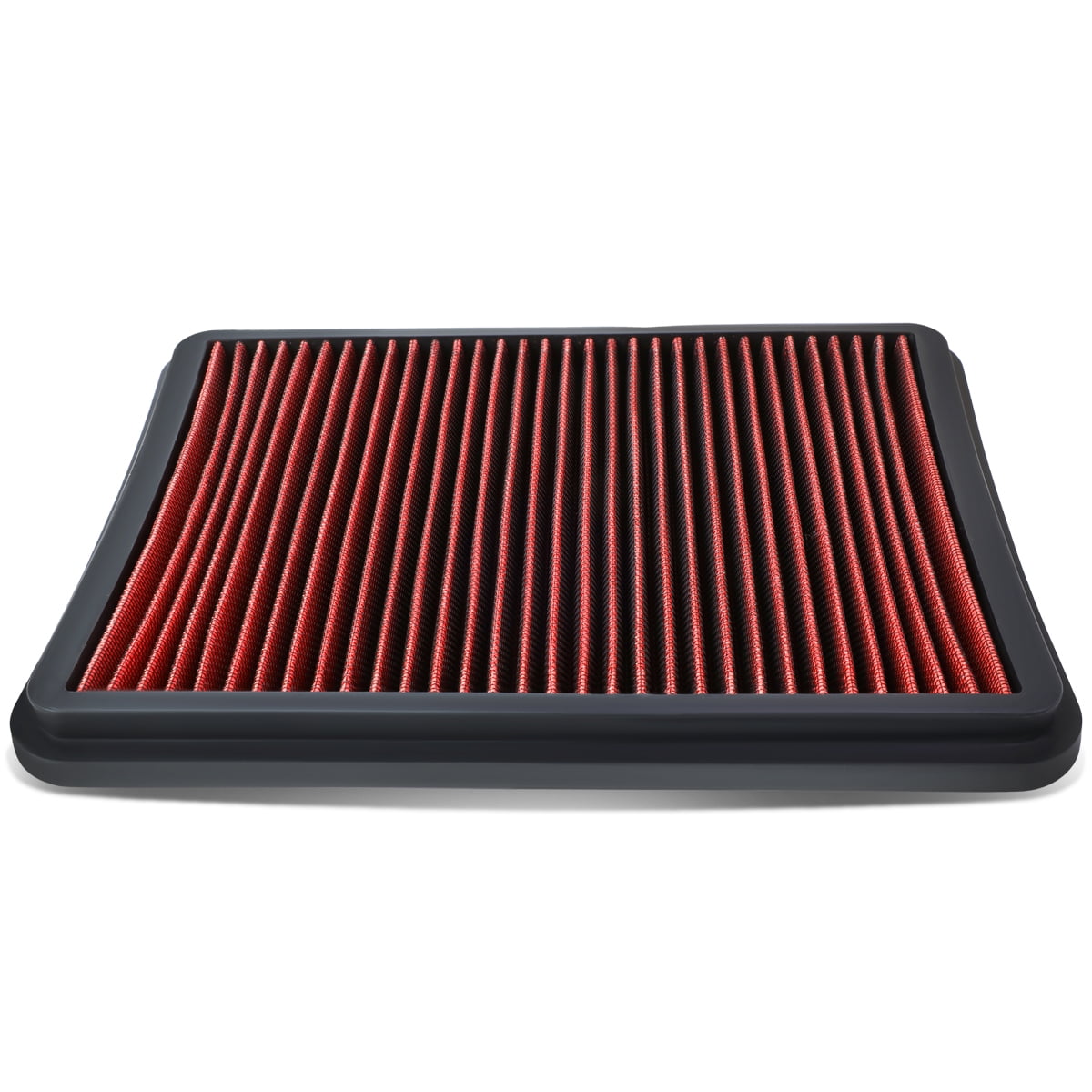 DNA Motoring AFPN-093-RD For 2003 to 2008 4Runner / Sequoia / Tundra 4.7L Reusable & Washable Replacement High Flow Drop-in Air Filter (Red) 05 06 07