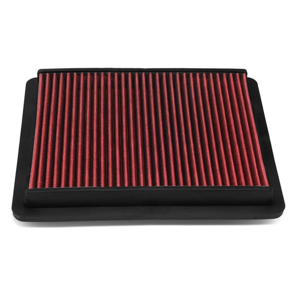 DNA Motoring AFPN-127-RD For Acura TL / TSX/ Honda Accord Crosstour Reusable & Washable Replacement Engine High Flow Drop-in Air Filter (Red)
