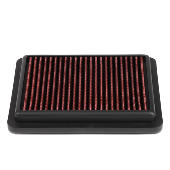 DNA Motoring AFPN-185-RD For 2015 to 2019 Honda Fit 1.5L Washable Drop-In Air Filter Panel Red 16 17 18