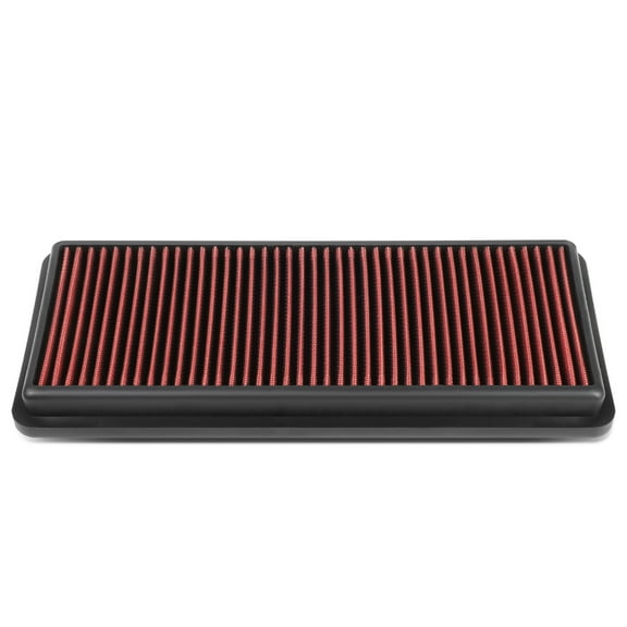 DNA Motoring AFPN-186-RD For 2015 to 2019 Mazda MX to 5 / 2017 to 2019 Fiat 124 Spyder Washable Drop-In Air Filter Panel Red 16 17 18