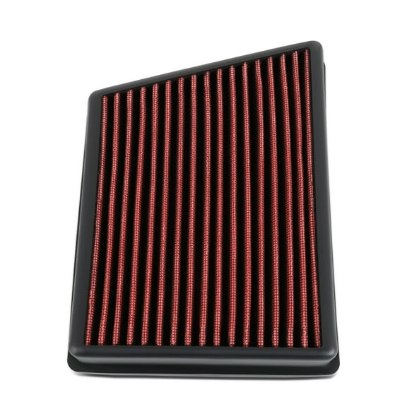 DNA Motoring AFPN-212-RD For 2018 to 2020 Ford Ecosport Washable Drop-In Air Filter Panel Red 19