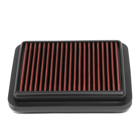 DNA Motoring AFPN-213-RD For 2014 to 2020 Honda Accord 2.0L Hybrid Replacement Drop-In Air Filter Panel Red 15 16 17 18 19