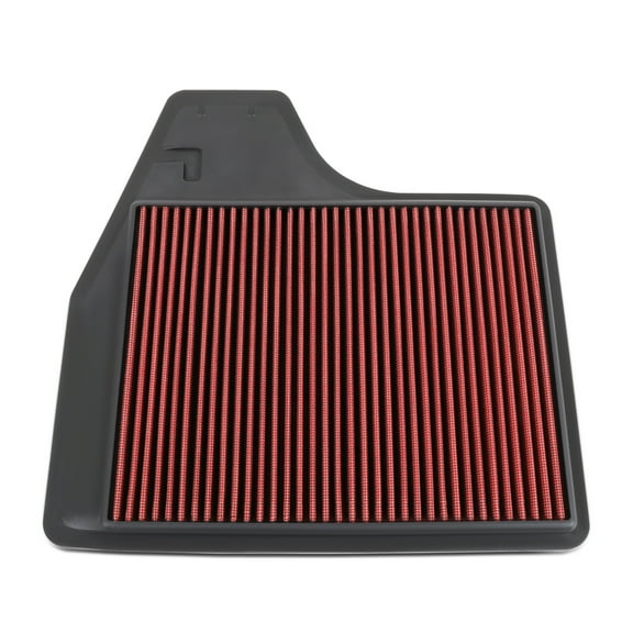 DNA Motoring AFPN-214-RD For 2013 to 2018 Nissan Altima 2.5L Washable Drop-In Air Filter Panel Red 14 15 16 17