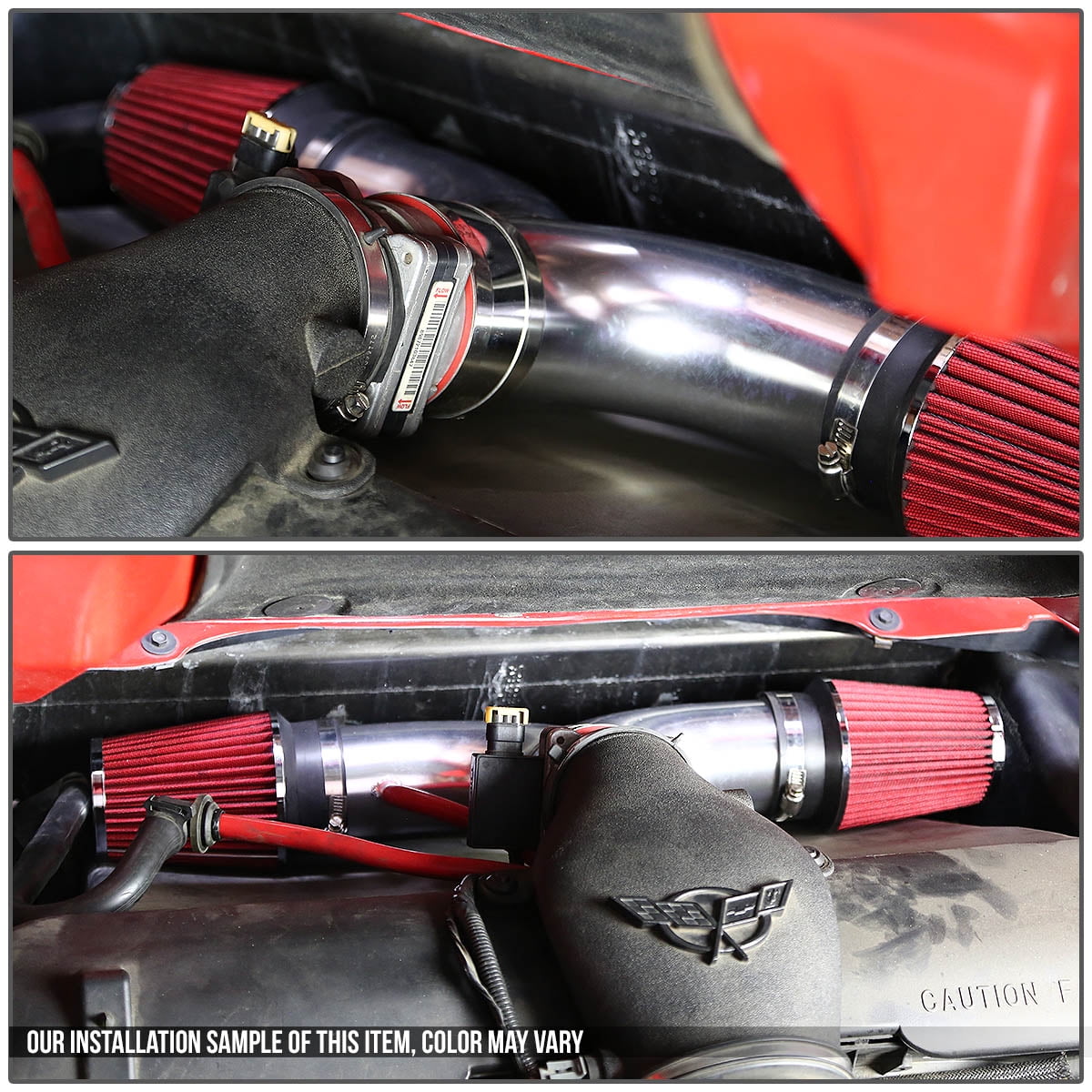 DNA Motoring AIPBK-CC57L-RD Dodge SUV/Truck Short Ram Cold Air Intake Pipe Kit Set (Black Pipe+Red Filter) Fits select: 2007-2012 JEEP LIBERTY SPORT, 2003-2006 DODGE RAM 1500 ST/SLT