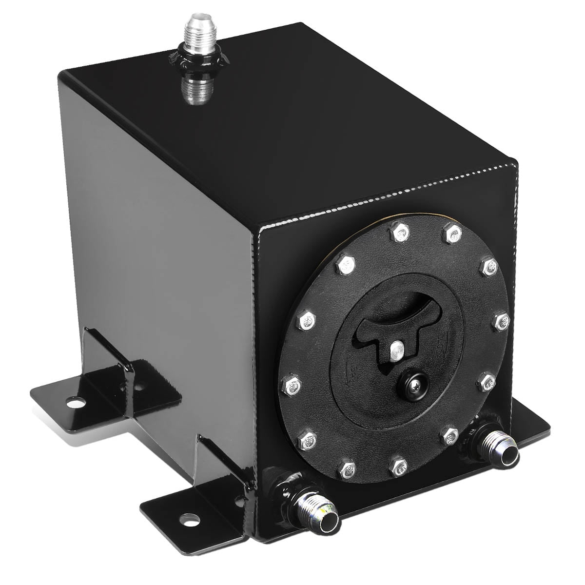 Dnamotoring Serbatoio Carburante Da Corsa In Alluminio 5 Galloni (18,9 Litri) Con Sonda 0-90 Ohm E Schiuma Antiscuotimento Per Auto Da Competizione