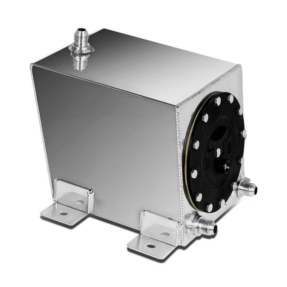 DNA Motoring ALU-FT-B-BF-1G For 1-Gallon/3.75 Liter Aluminum Racing Bottom Feed Fuel Cell Gas Tank w/ Cap