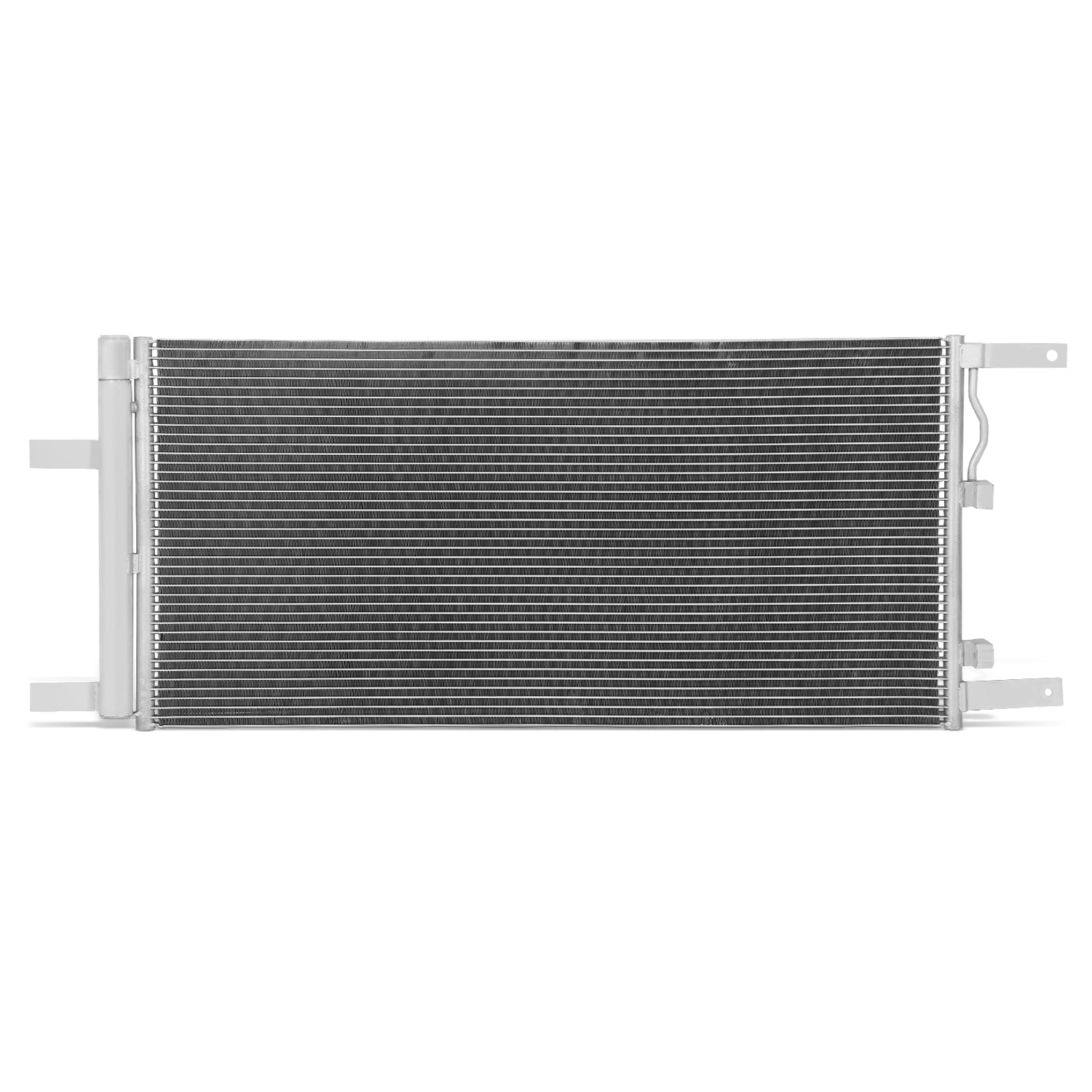 DNA Motoring Aluminum AC Condenser 30089 for 17-22 Ford F250-F450 SD 6 ...