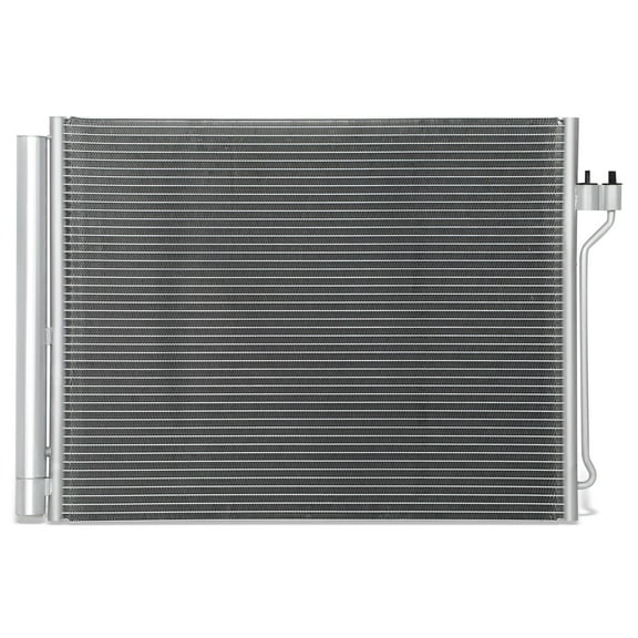 DNA Motoring Aluminum AC Condenser 3896 for 10-19 BMW 528i 550i 650i 550i GT