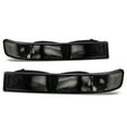 thumbnail image 1 of DNA Motoring FOR 03-24 Chevy Express GMC Savana Bumper Parking Turn Signal Light Pair Smoked/Clear, 1 of 6