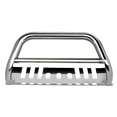 thumbnail image 1 of DNA Motoring Chrome Bumper Push Bull Bar Grill Guard for 2003-2008 Honda Pilot 2006-2014 Ridgeline, 1 of 6