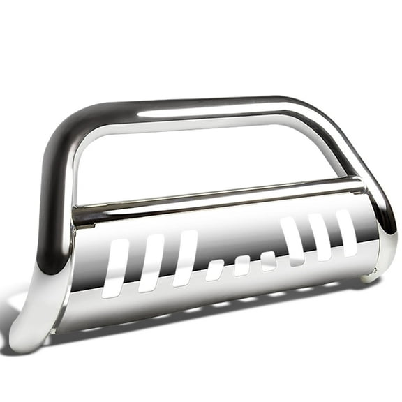 DNA Motoring Chrome Stainless Steel Bumper Push Bull Bar Grill Guard for 16-17 Pilot SUV Ridgeline Gen2