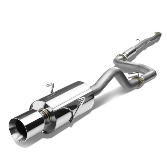 DNA Motoring CBE-AI942RS-NRT For 1994 to 2001 Acura Integra RS / GS / LS 4" Stainless Steel Rolled Tip Catback Exhaust System 95 96 97 98 99 00
