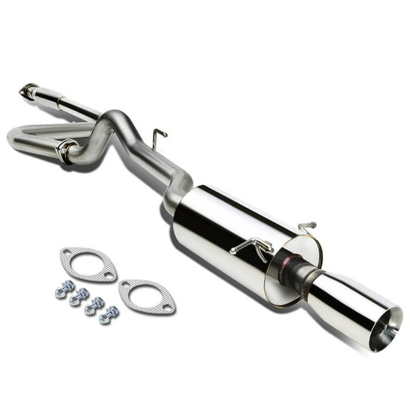 DNA Motoring For 05-10 Chevy Cobalt LS LT LTZ 2.2L Racing Cat-Back Exhaust 3.5" Rolled Muffler Tip