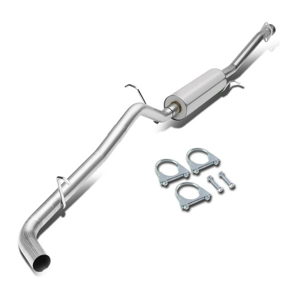 DNA Motoring For 04-12 Colorado Canyon Crew Extended Cab Stainless Steel Catback Exhaust System