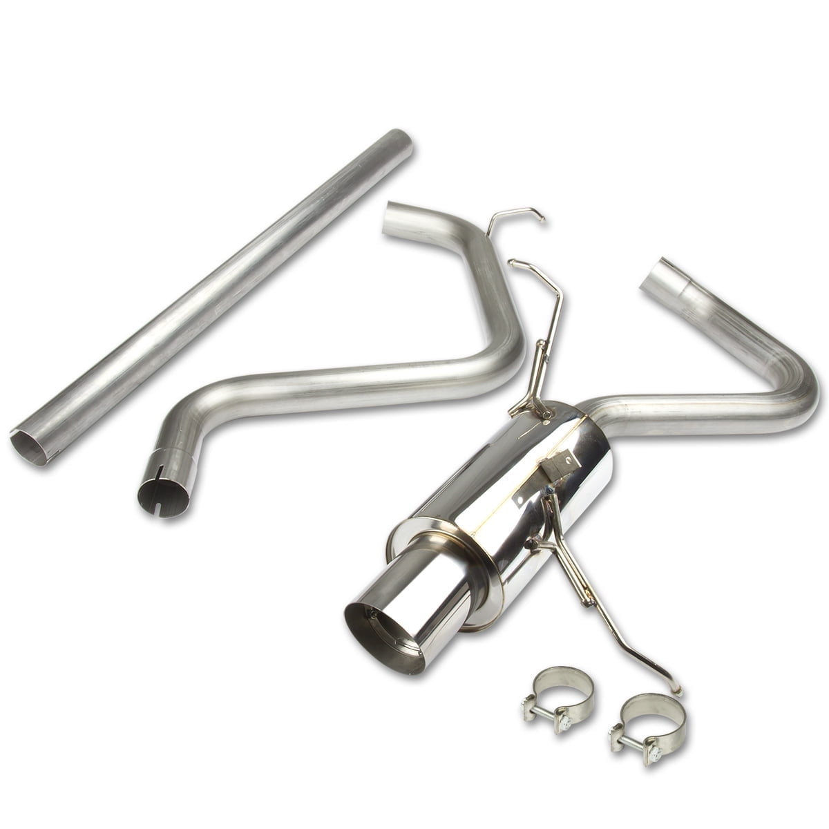 DNA Motoring For 01-06 Chrysler PT Cruiser 2.4L Performance Cat-Back Exhaust Muffler w/Removable Silencer