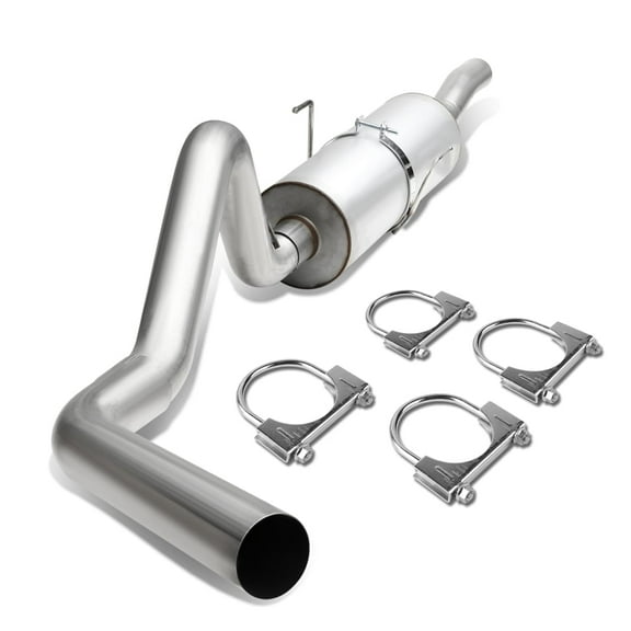 DNA Motoring For 04-05 Dodge Ram 1500 5.7 V8 Crew Cab 3"Stainless Racing Muffler Cat-Back Exhaust