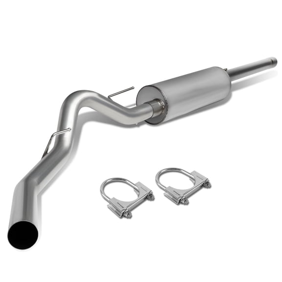 DNA Motoring For 10-14 Ford F150 6.2L V8 Extended Cab Performance Catback Exhaust Muffler System Upgrade
