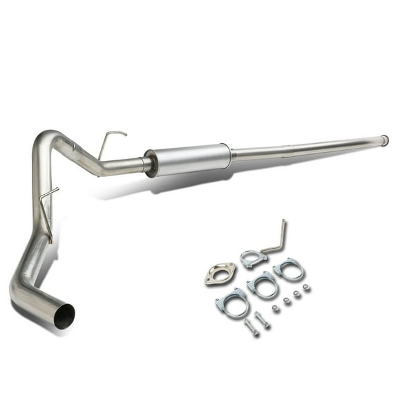 DNA Motoring For 15-20 Ford F150 2.7L 3.5L Eco-Boost 3" OD Cat-Back Exhaust Muffler System