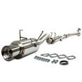 thumbnail image 1 of DNA Motoring For 01-05 Honda Civic DX/LX EM/ES 4" OD Muffler Tip Exhaust Catback System, 1 of 5