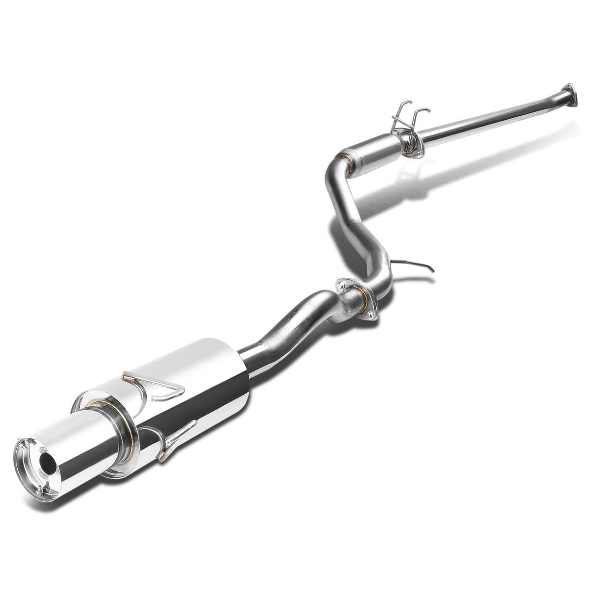 DNA Motoring For 2006-2011 Honda Civic DX LX EX Catback Exhaust System+4" Muffler Tip