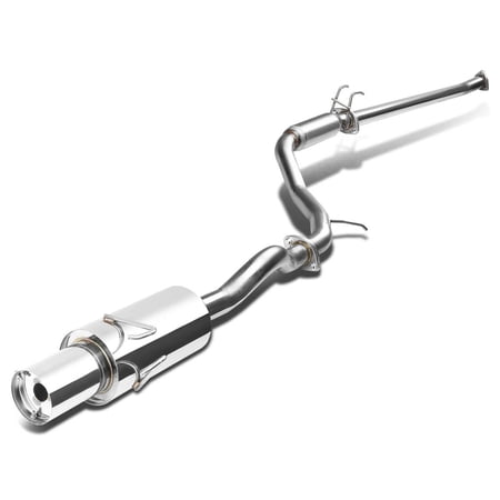 DNA Motoring For 2006-2011 Honda Civic DX LX EX Catback Exhaust System+4" Muffler Tip