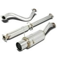 thumbnail image 1 of DNA Motoring For 1993-1997 Honda Del Sol 4.5" Muffler Tip Stainless Steel Exhaust Catback Kit, 1 of 5