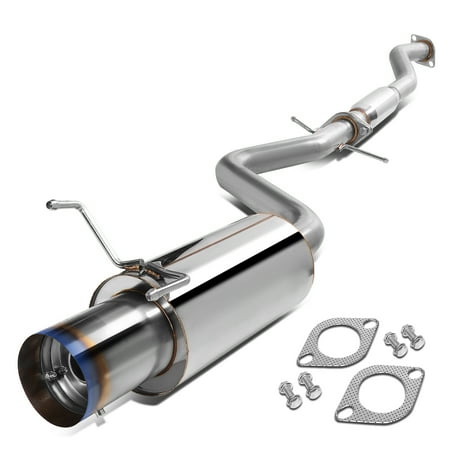 DNA Motoring CBE-IS300-BT For 2001 to 2005 Lexus IS300 Catback Exhaust System 4" Burn Tip Muffler - XE10 02 03 04