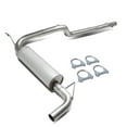 thumbnail image 1 of DNA Motoring CBE-JW072D-38L For 2007 to 2011 Jeep Wrangler JK 2Dr 2.5'' Stainless Steel Louvered Core Muffler Catback Exhaust System 08 09 10, 1 of 4