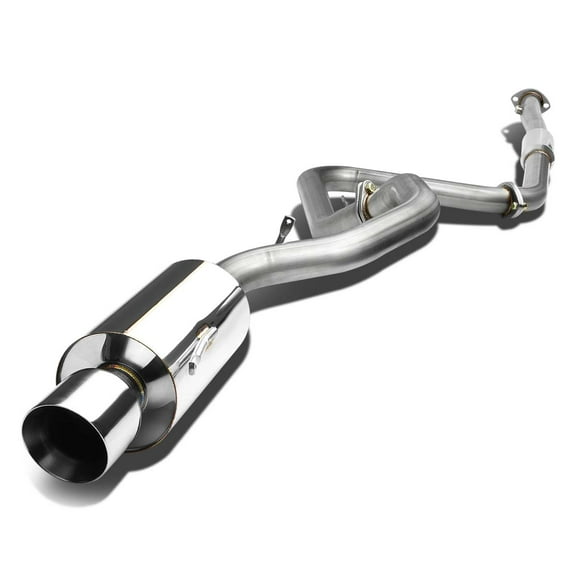DNA Motoring For 00-05 Mitsubishi Eclipse 2.4 4G64 Catback Exhaust System 4.5" Rolled Muffler Tip