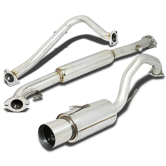 DNA Motoring For 95-99 Mitsubishi Eclipse Talon N/A Performance Catback Exhaust Muffler Upgrade Kit